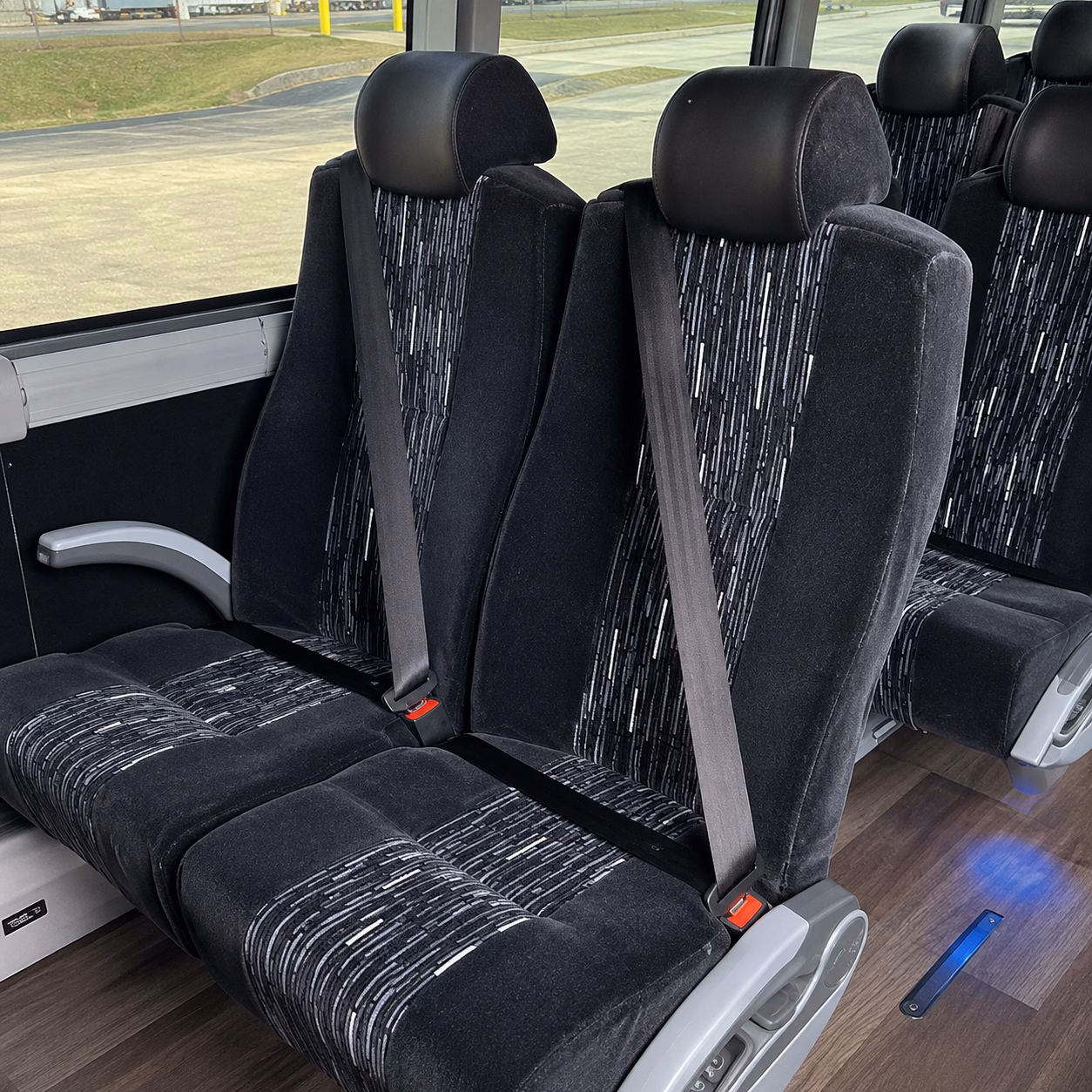 folsom charter bus services interior