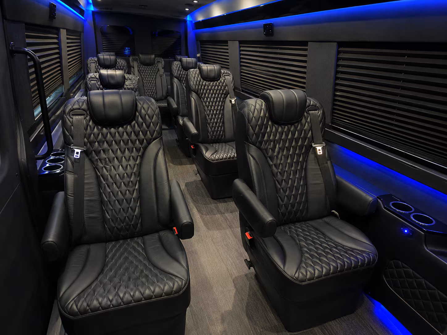 folsom corporate event transportation onboard seating