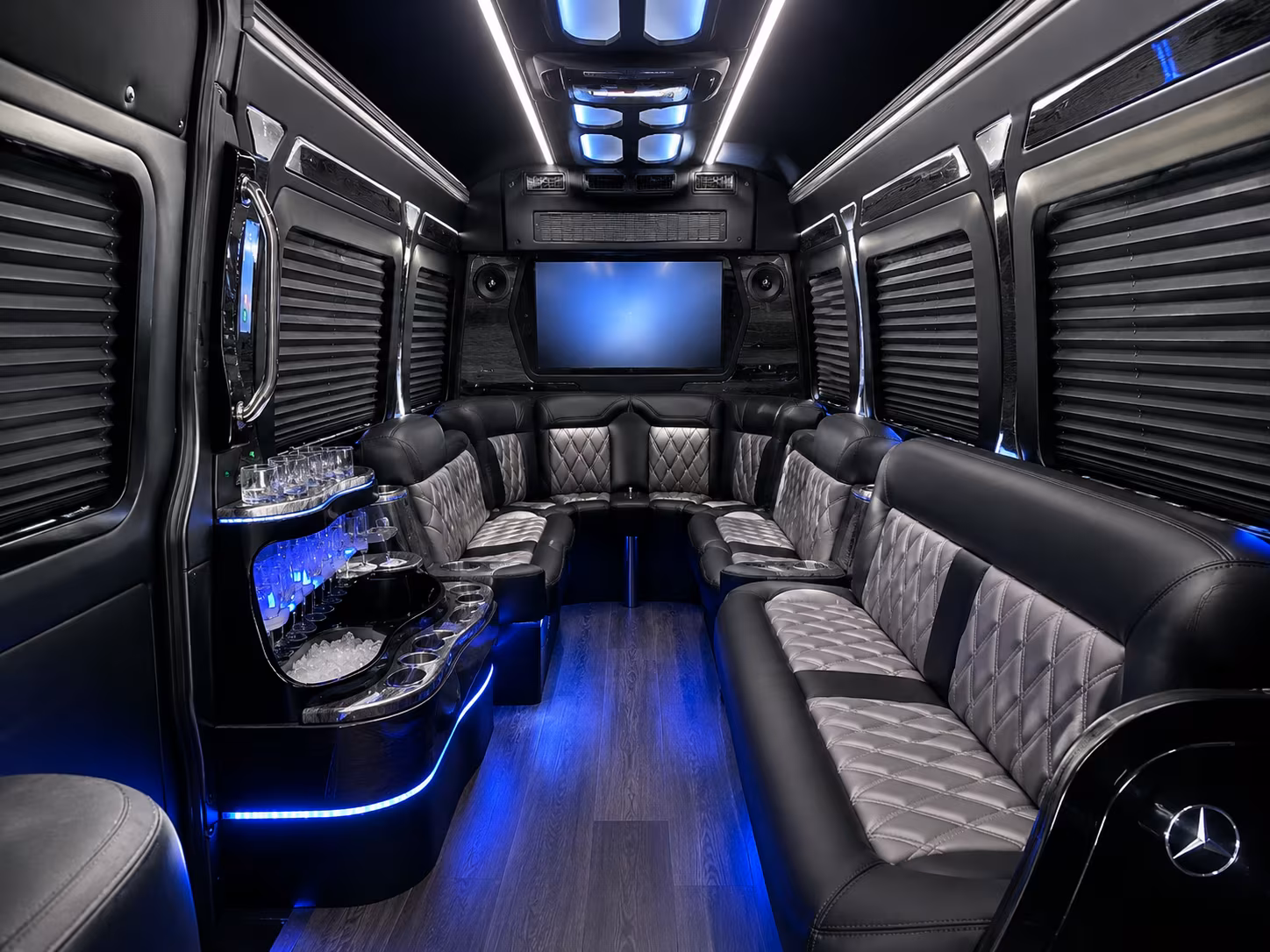 sprinter van transportation for groups and events across folsom